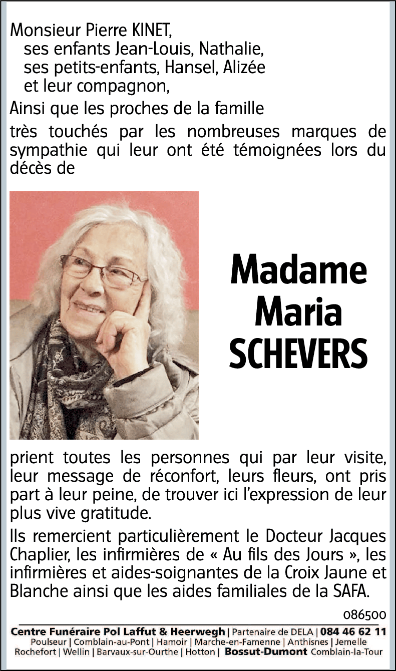 Maria SCHEVERS