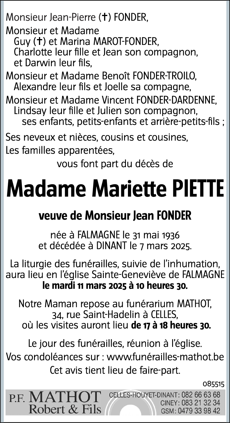 Mariette PIETTE