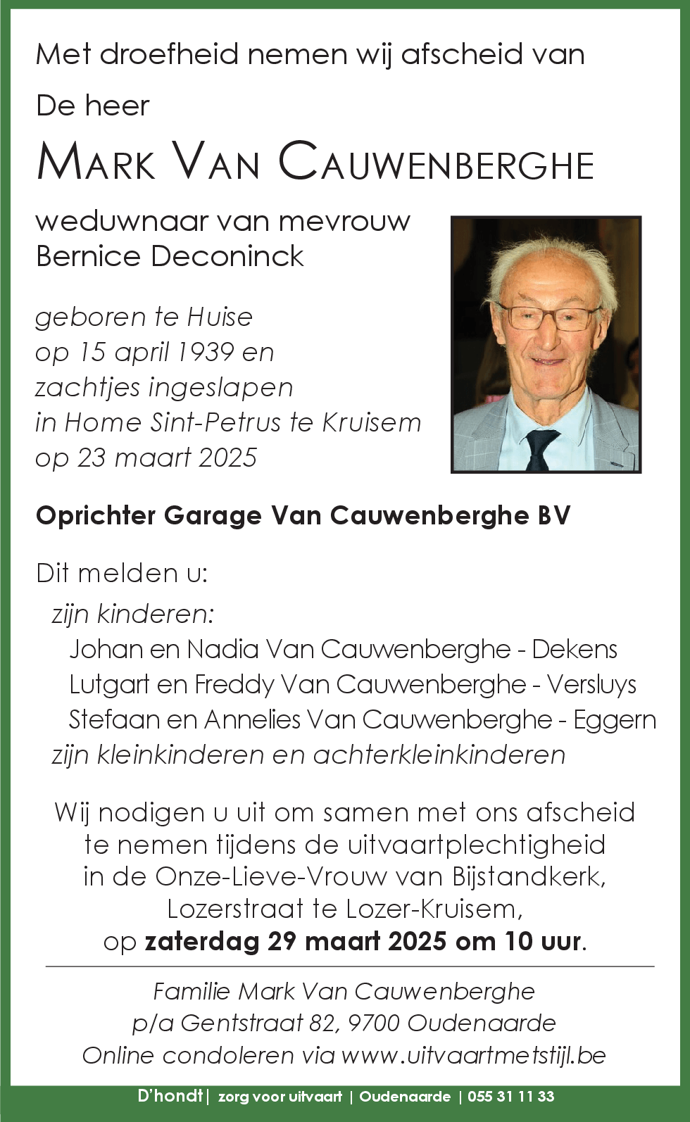 Mark Van Cauwenberghe