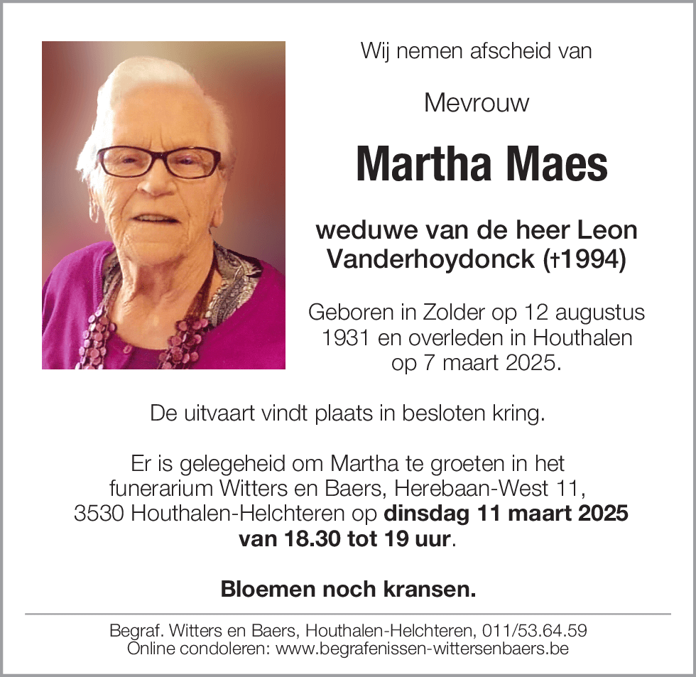 Martha Maes