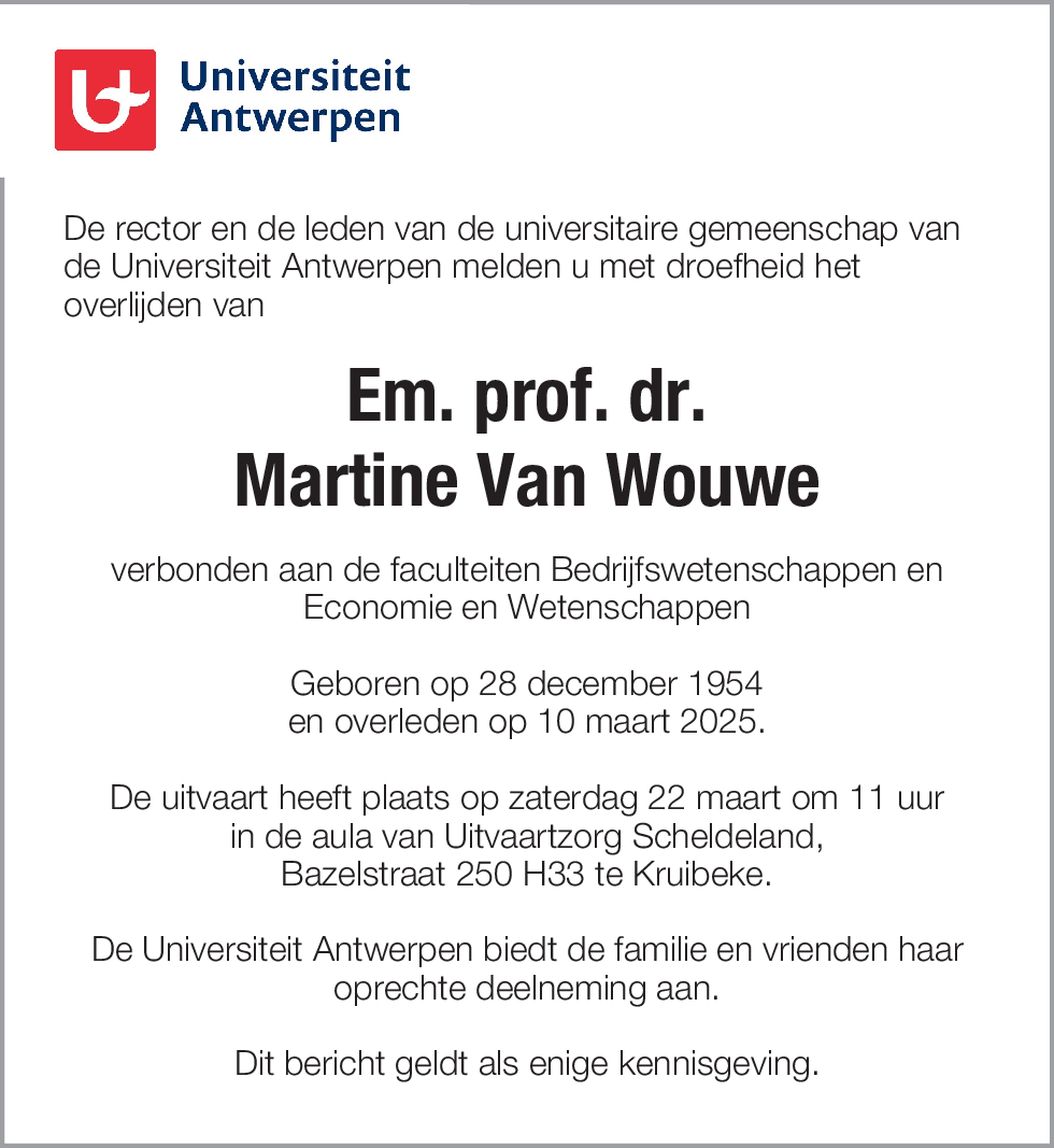 Martine Van Wouwe
