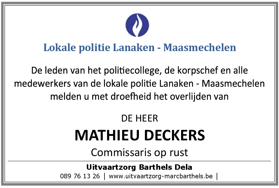 Mathieu Deckers