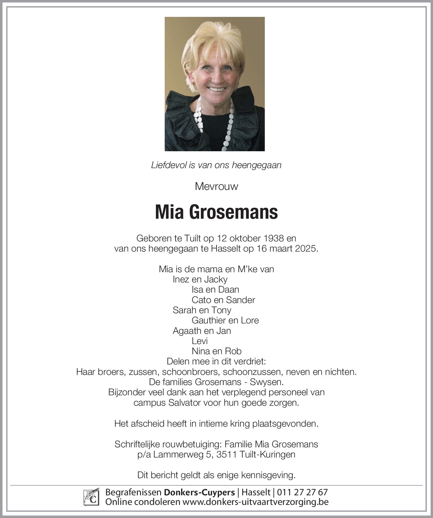 Mia Grosemans