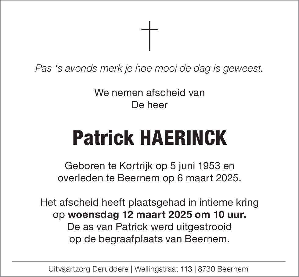 Patrick Haerinck