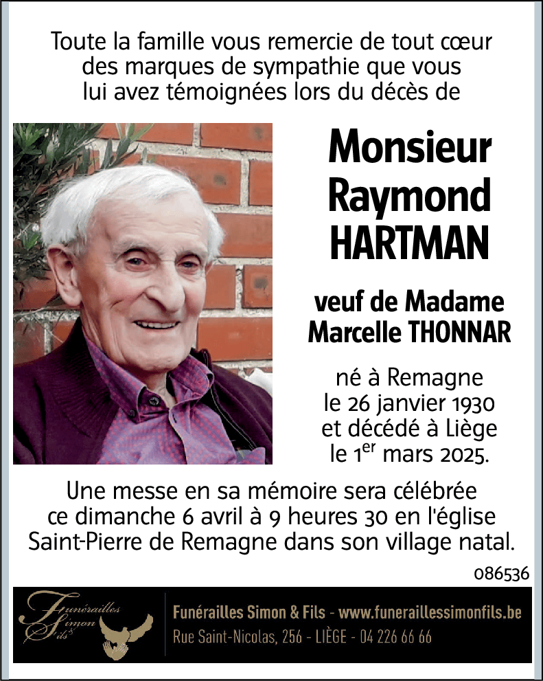 Raymond HARTMAN