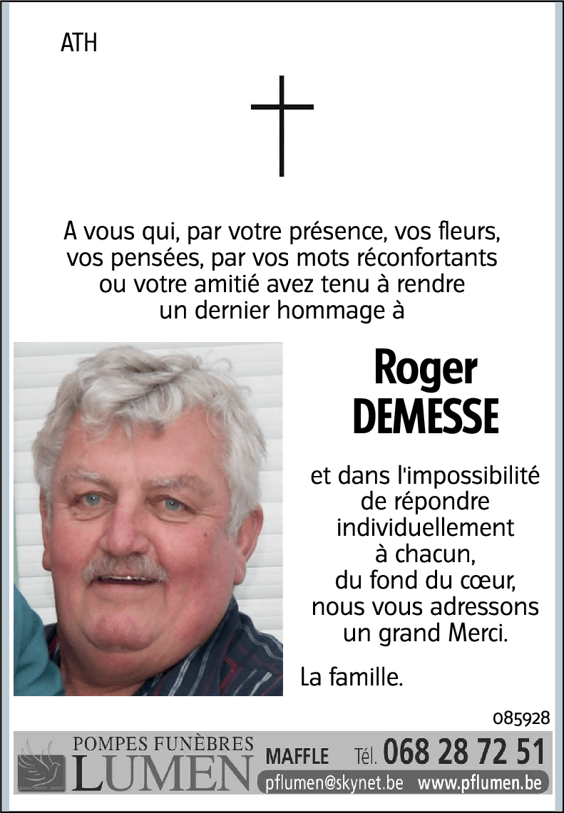 Roger DEMESSE