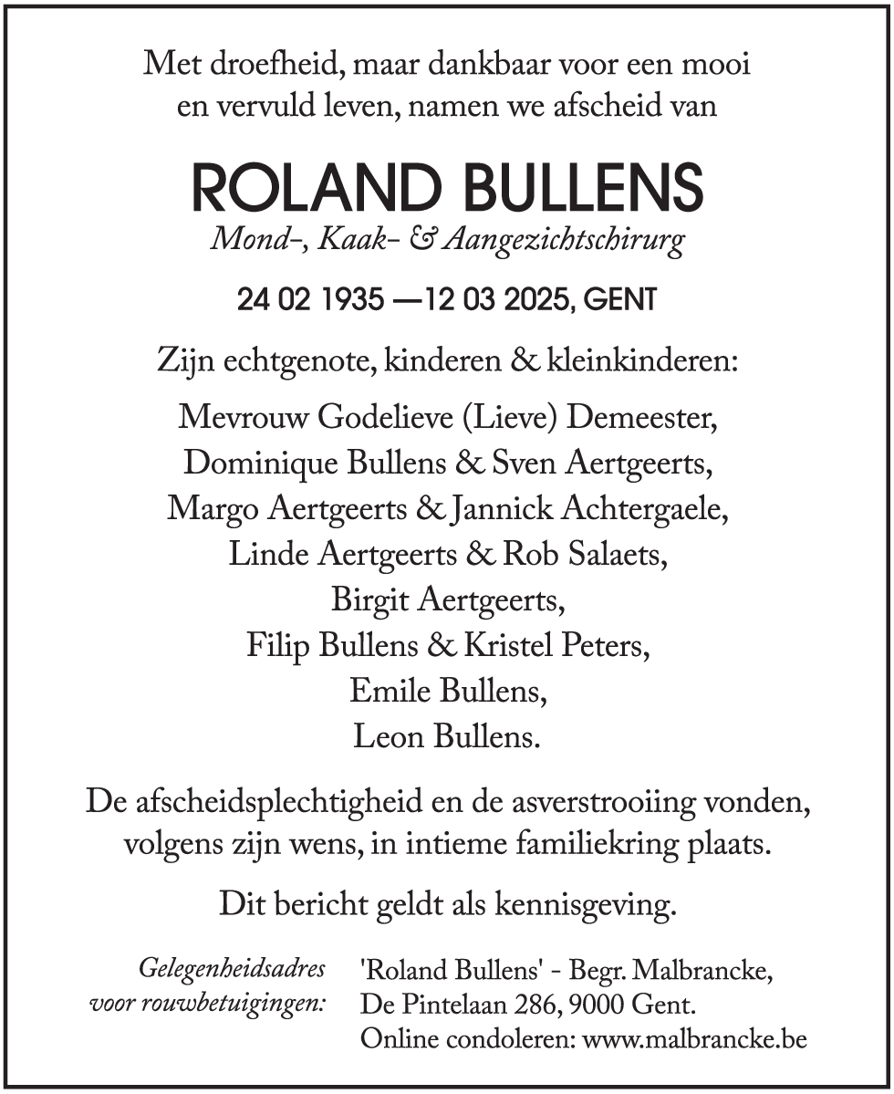 Roland Bullens