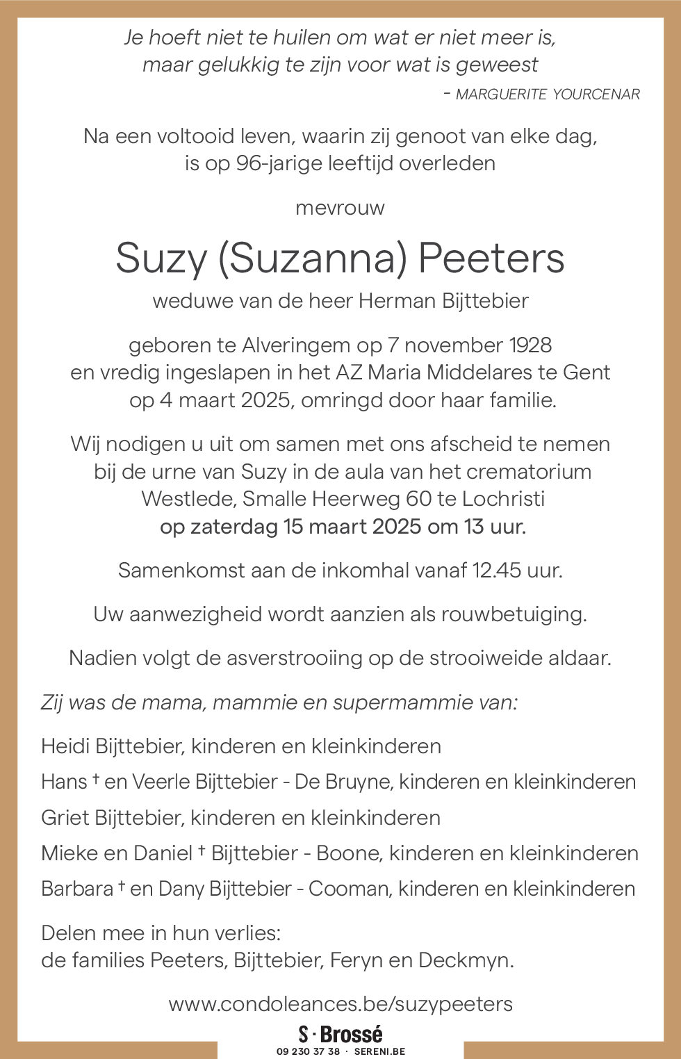 Suzanna Peeters