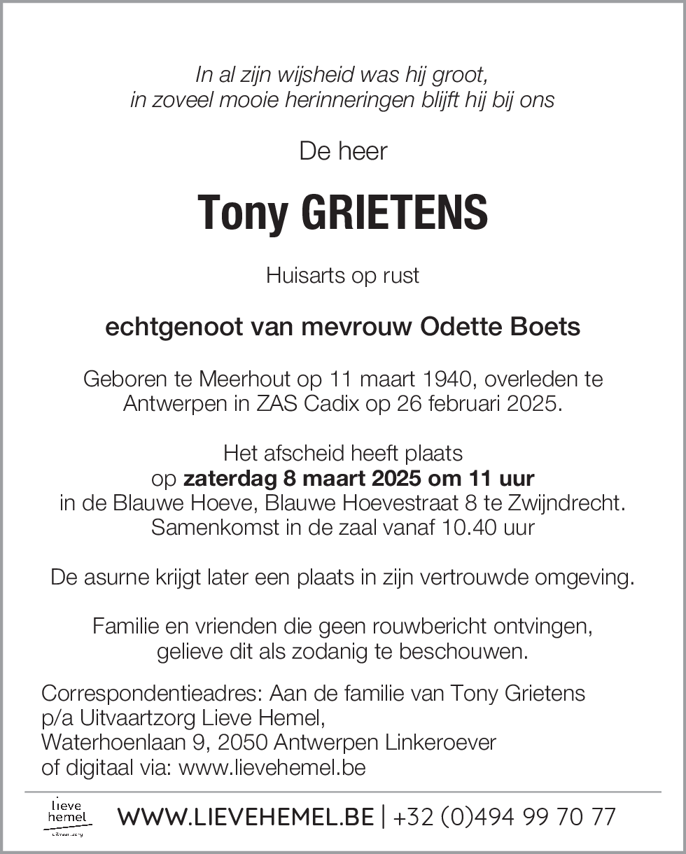Tony Grietens