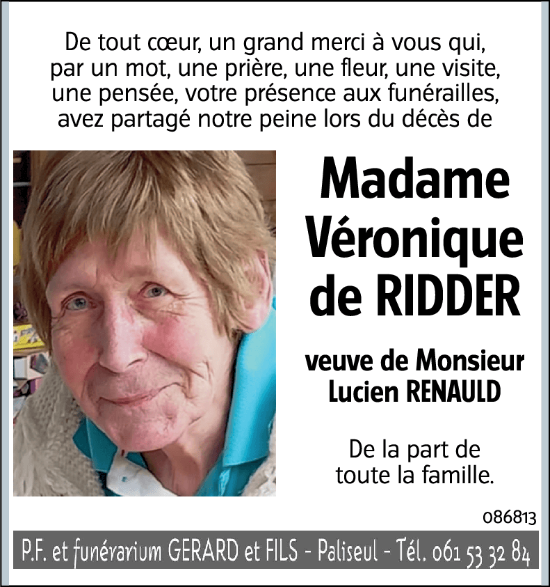 Véronique de RIDDER