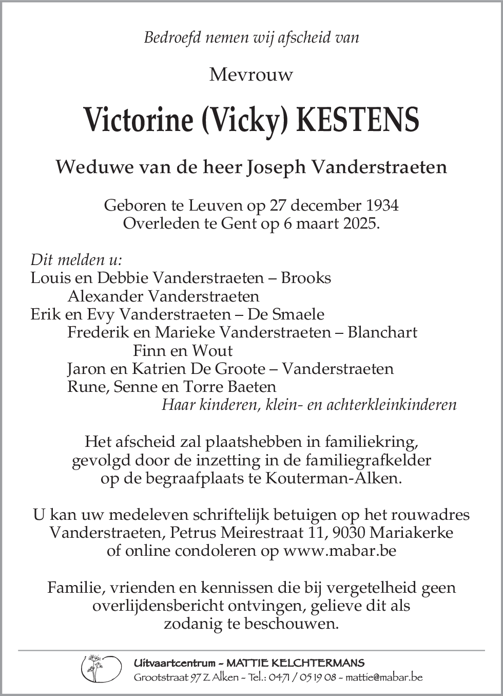 Victorine Kestens