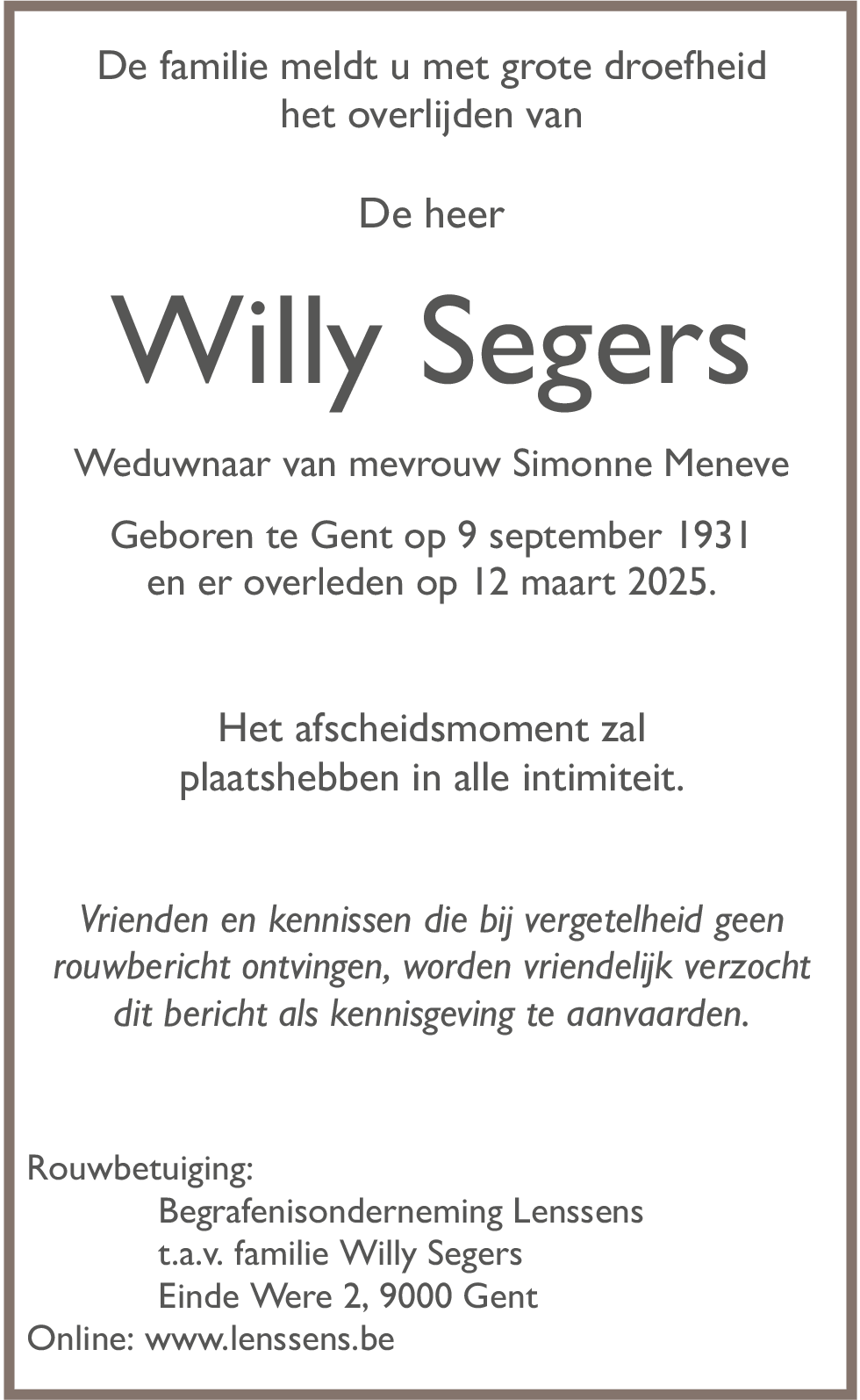 Willy Segers