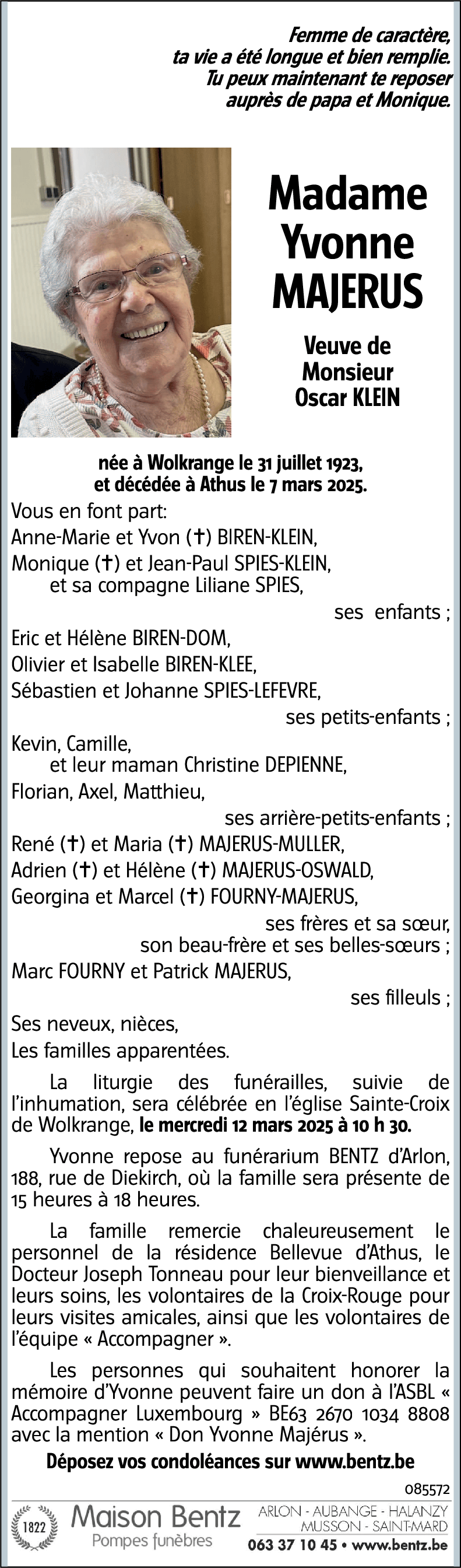 Yvonne MAJERUS