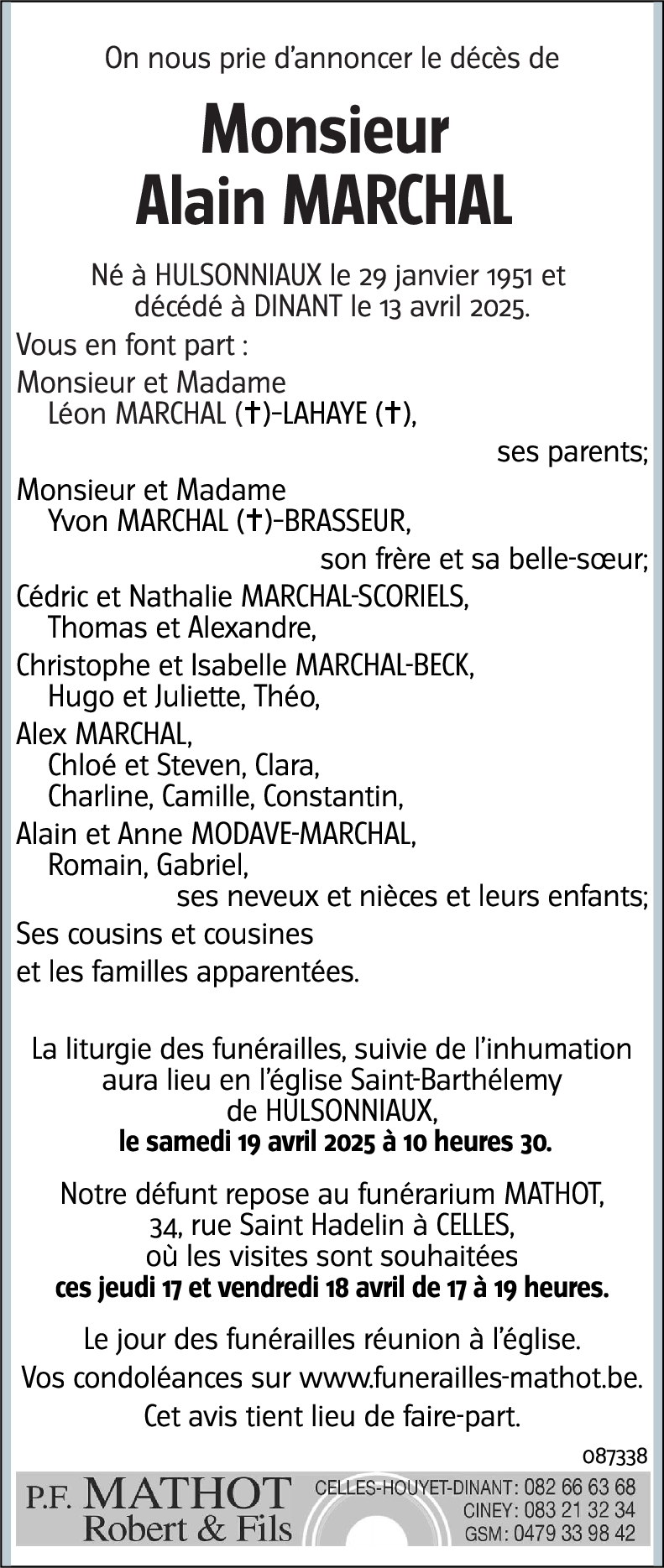 Alain MARCHAL