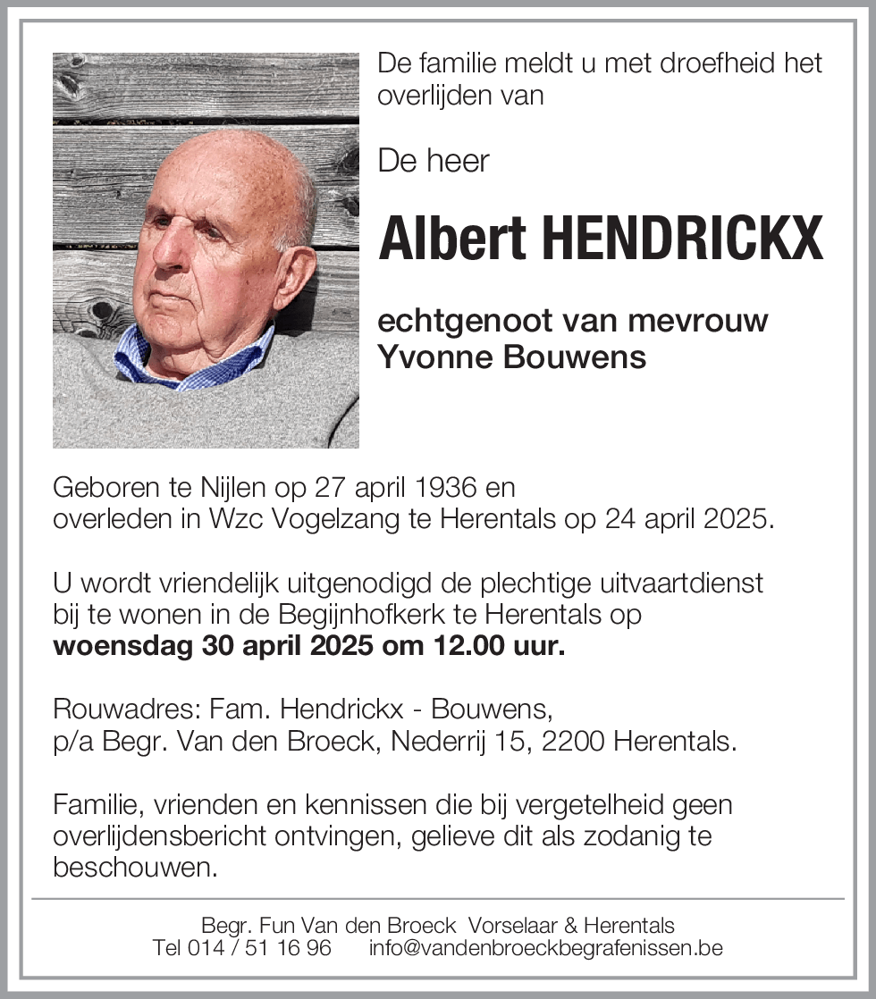 Albert Hendrickx