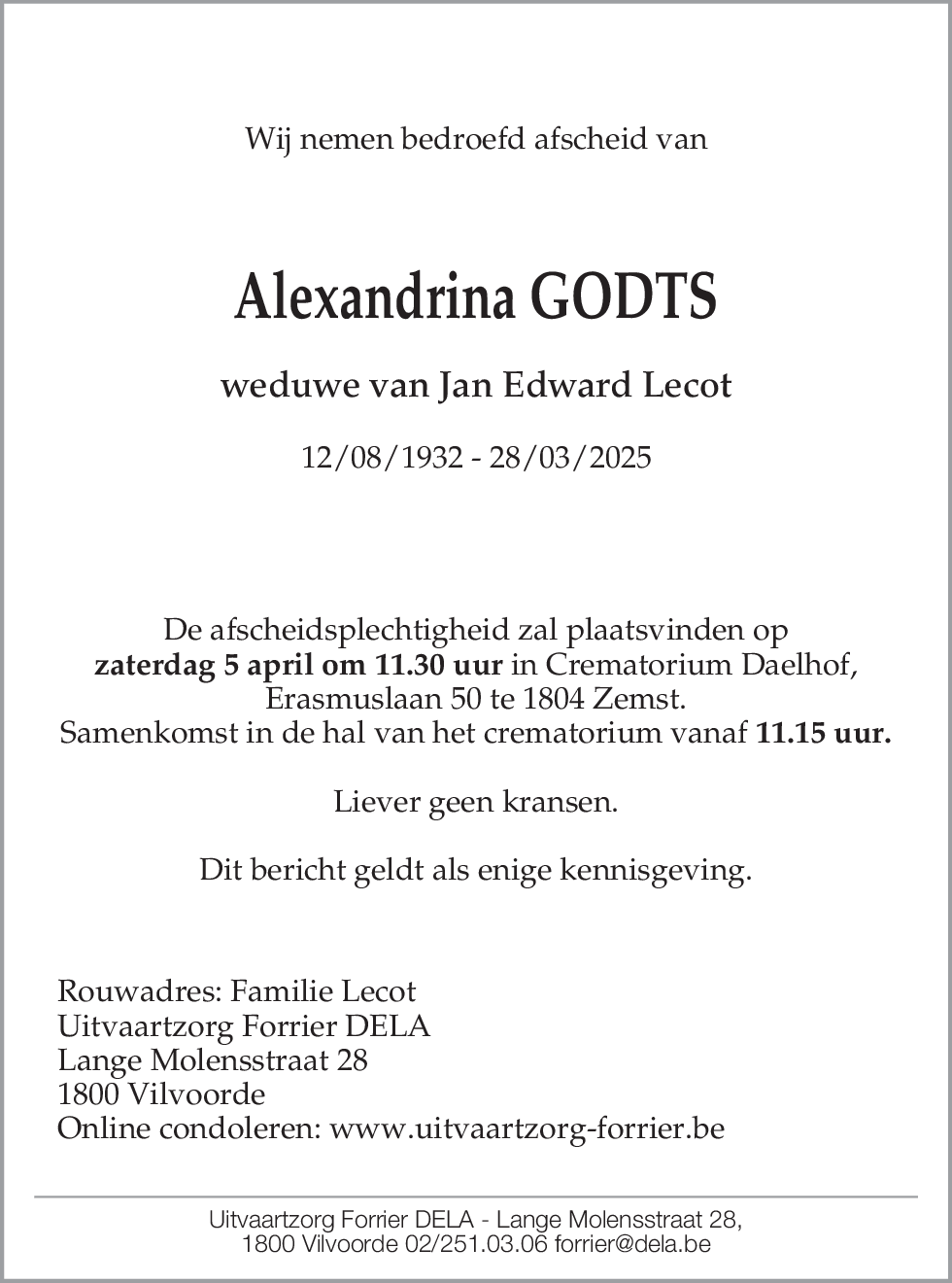 Alexandrina Godts