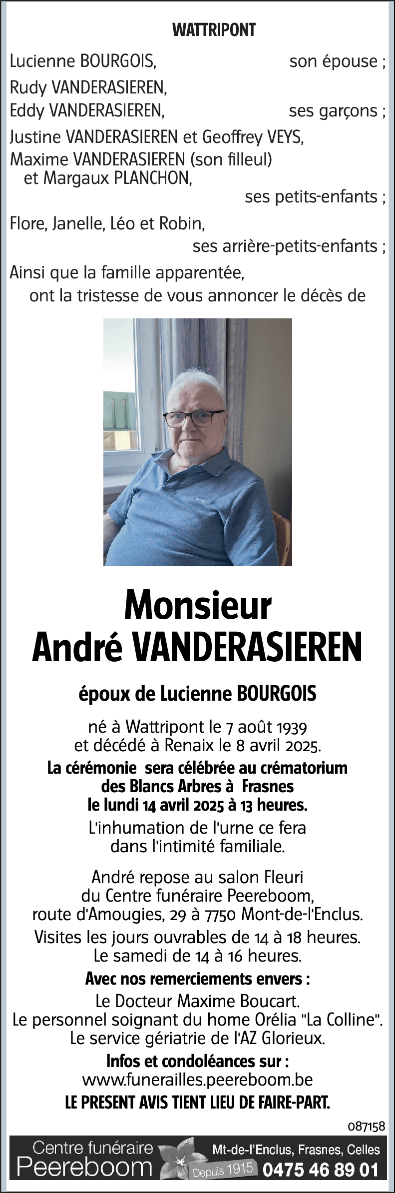 André VANDERASIEREN