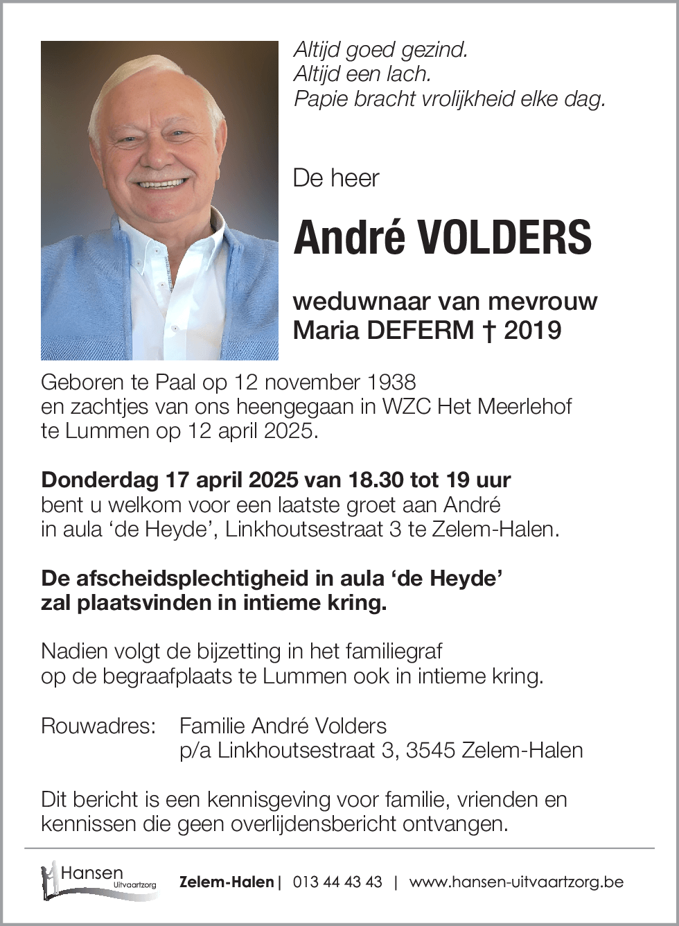 André VOLDERS