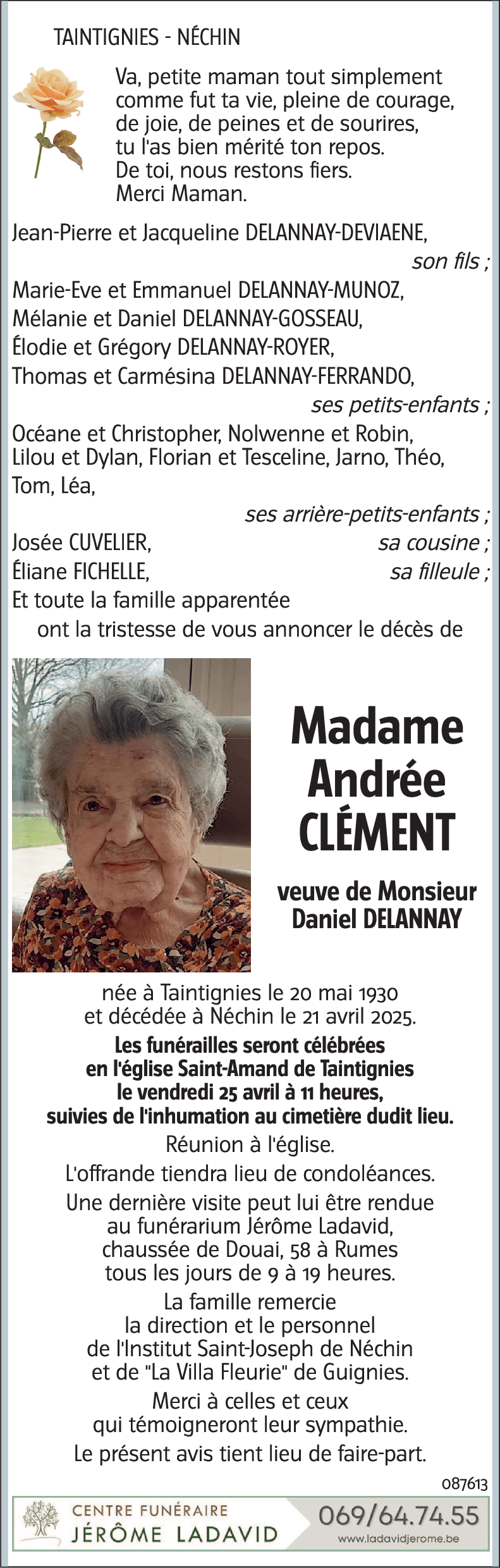 Andrée CLEMENT