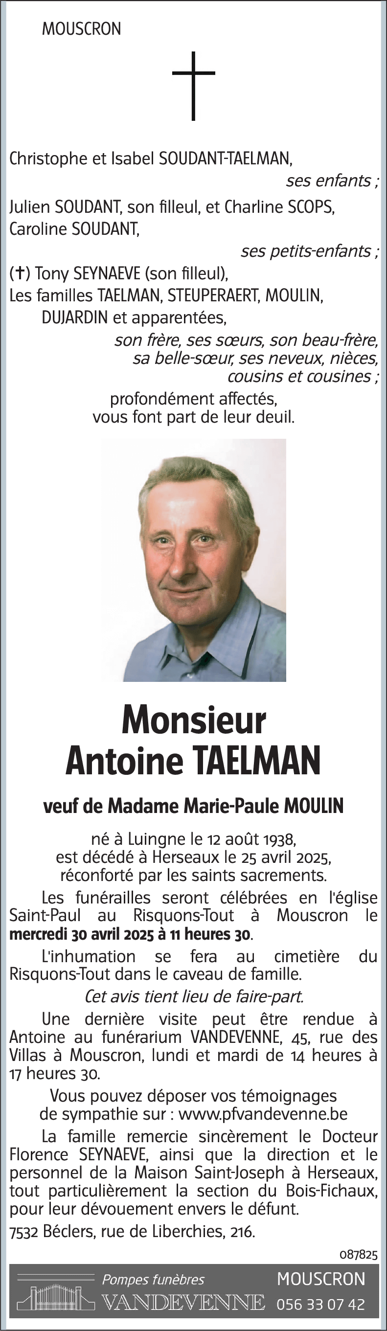Antoine TAELMAN