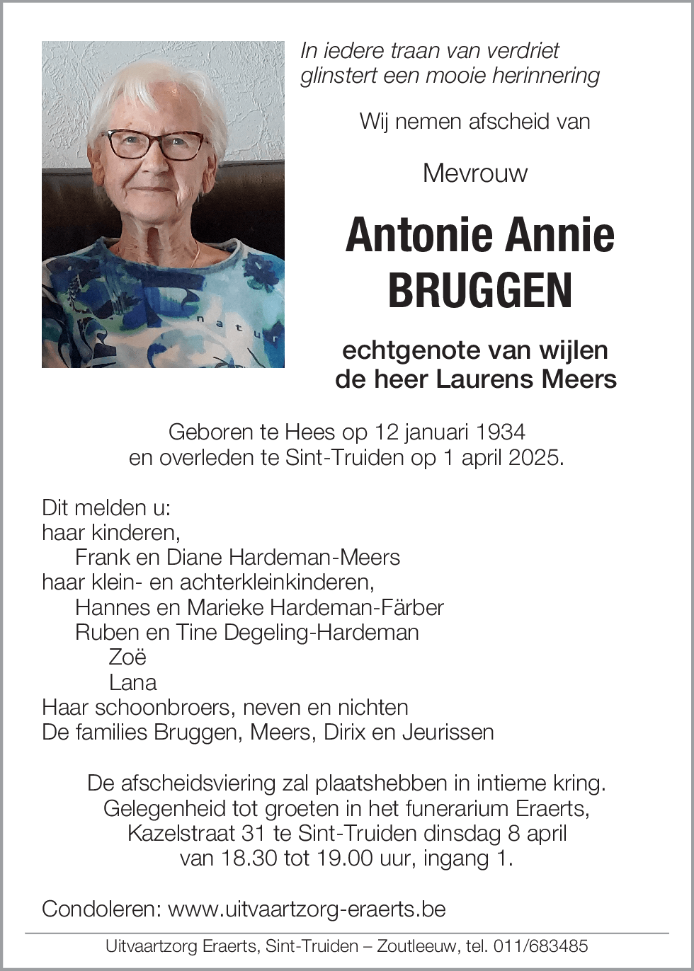 Antonie Annie Bruggen