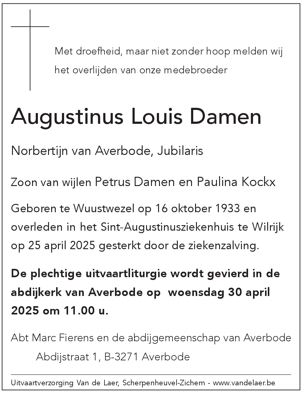 Augustinus Louis Damen