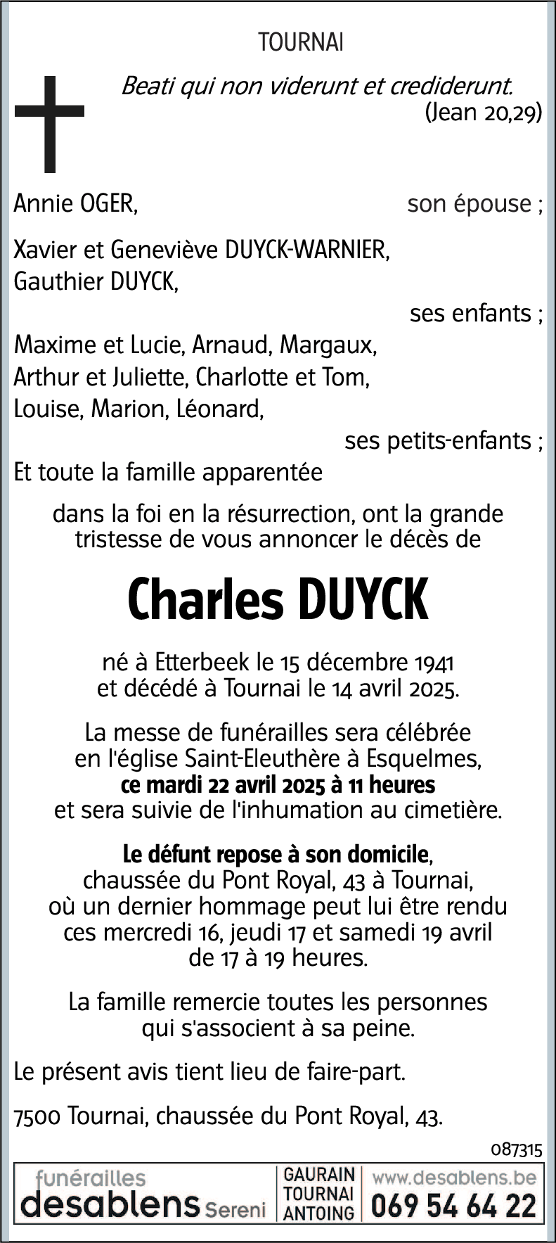 Charles DUYCK