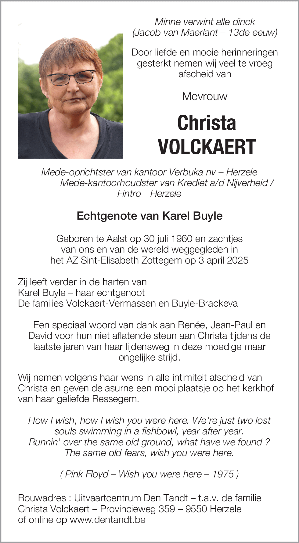 Christa Volckaert