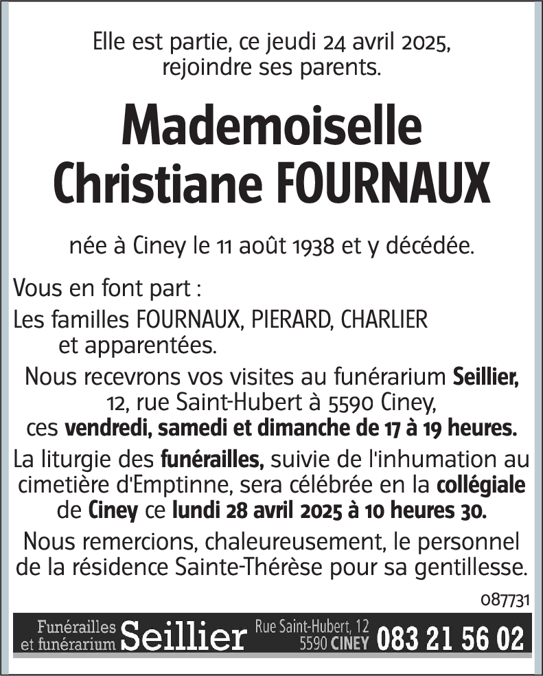 Christiane FOURNAUX