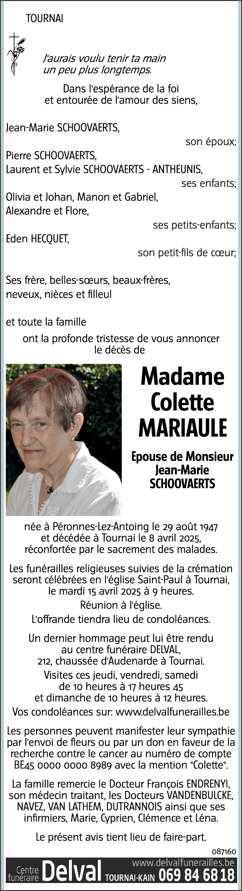 Colette MARIAULE