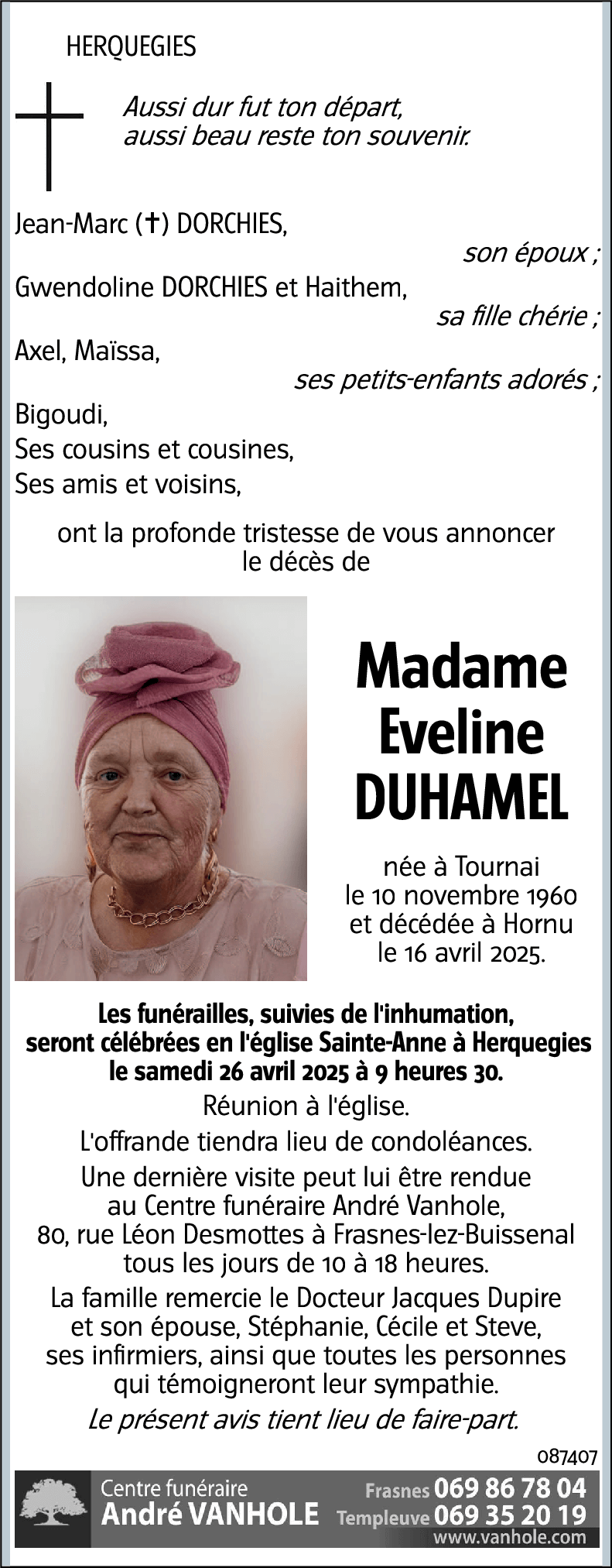 Eveline DUHAMEL