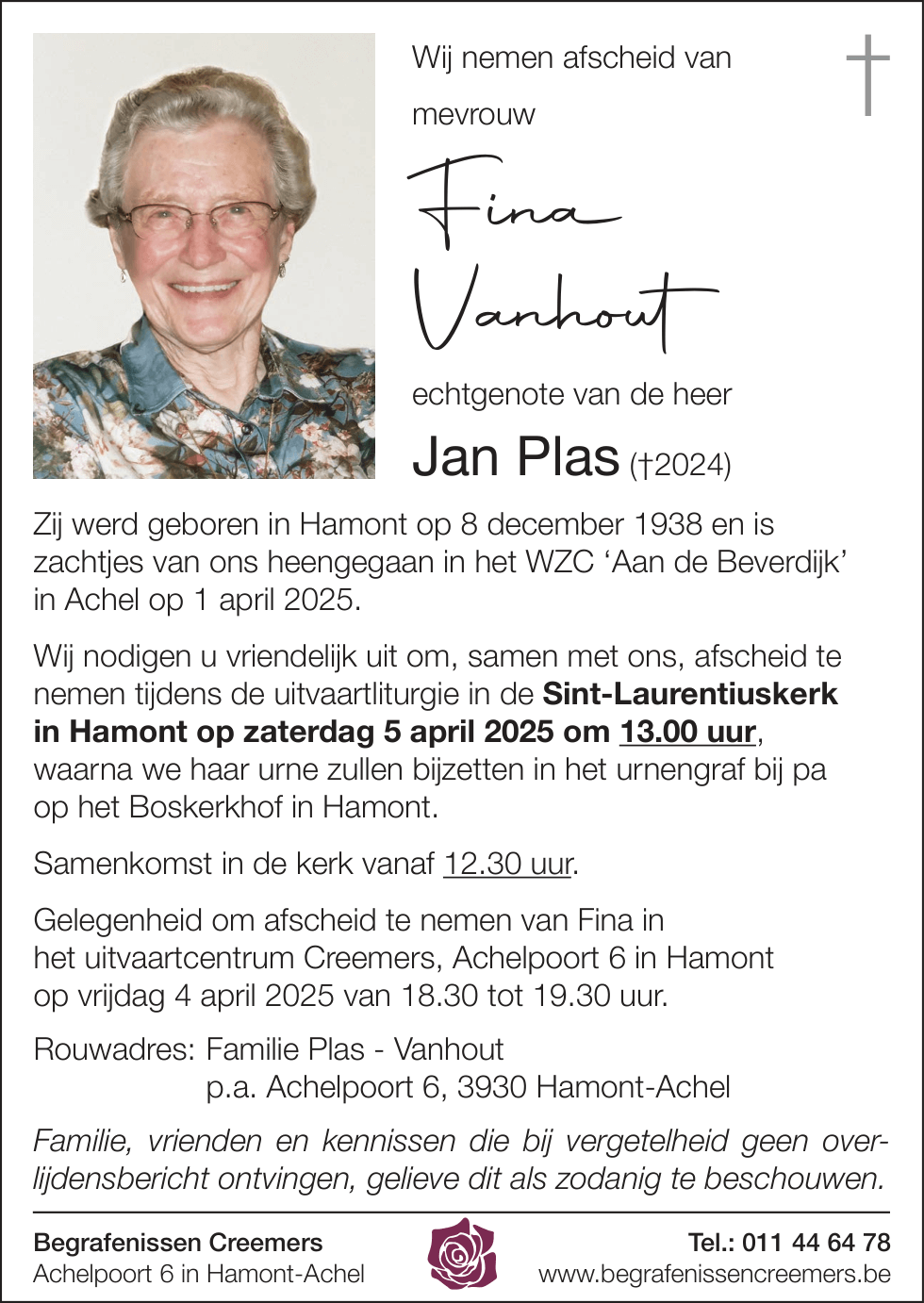 Fina Vanhout