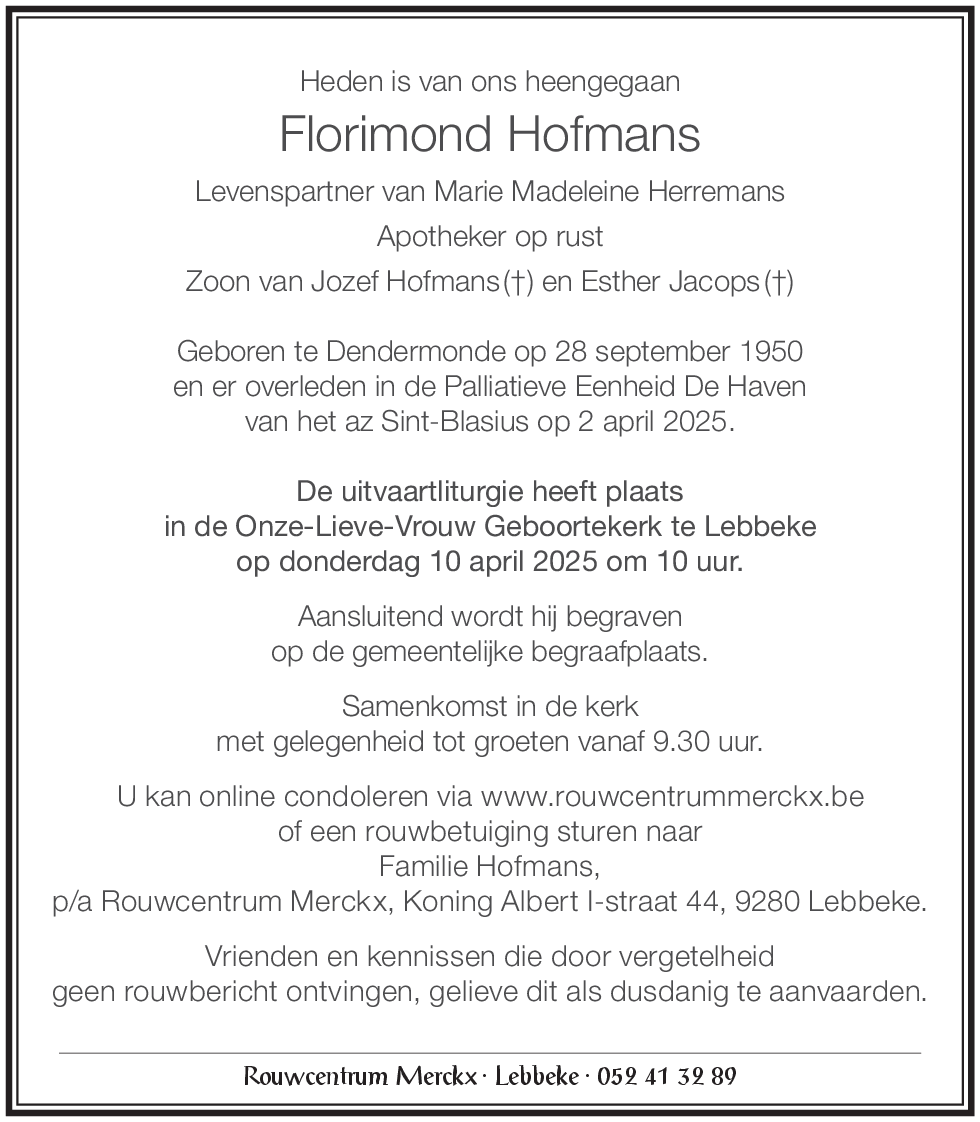Florimond Hofmans