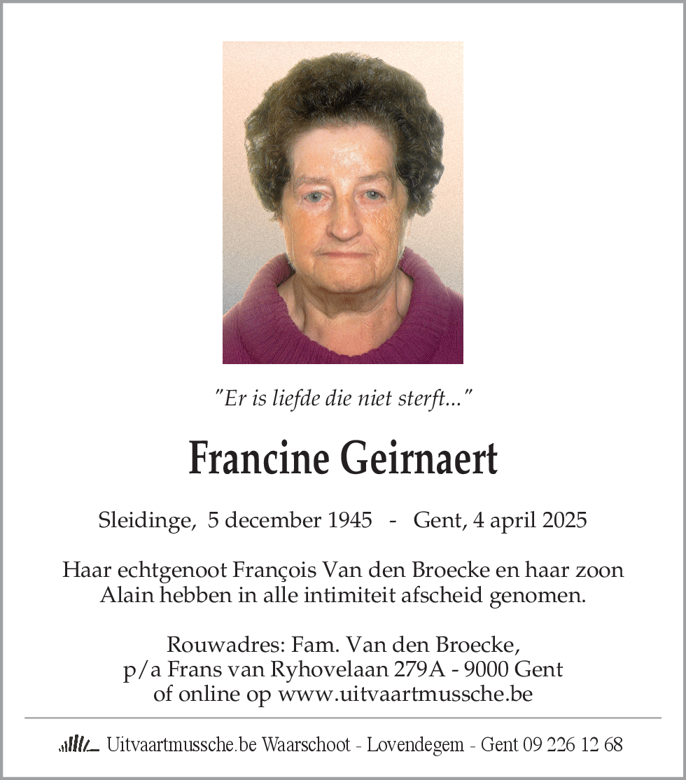 Francine Geirnaert