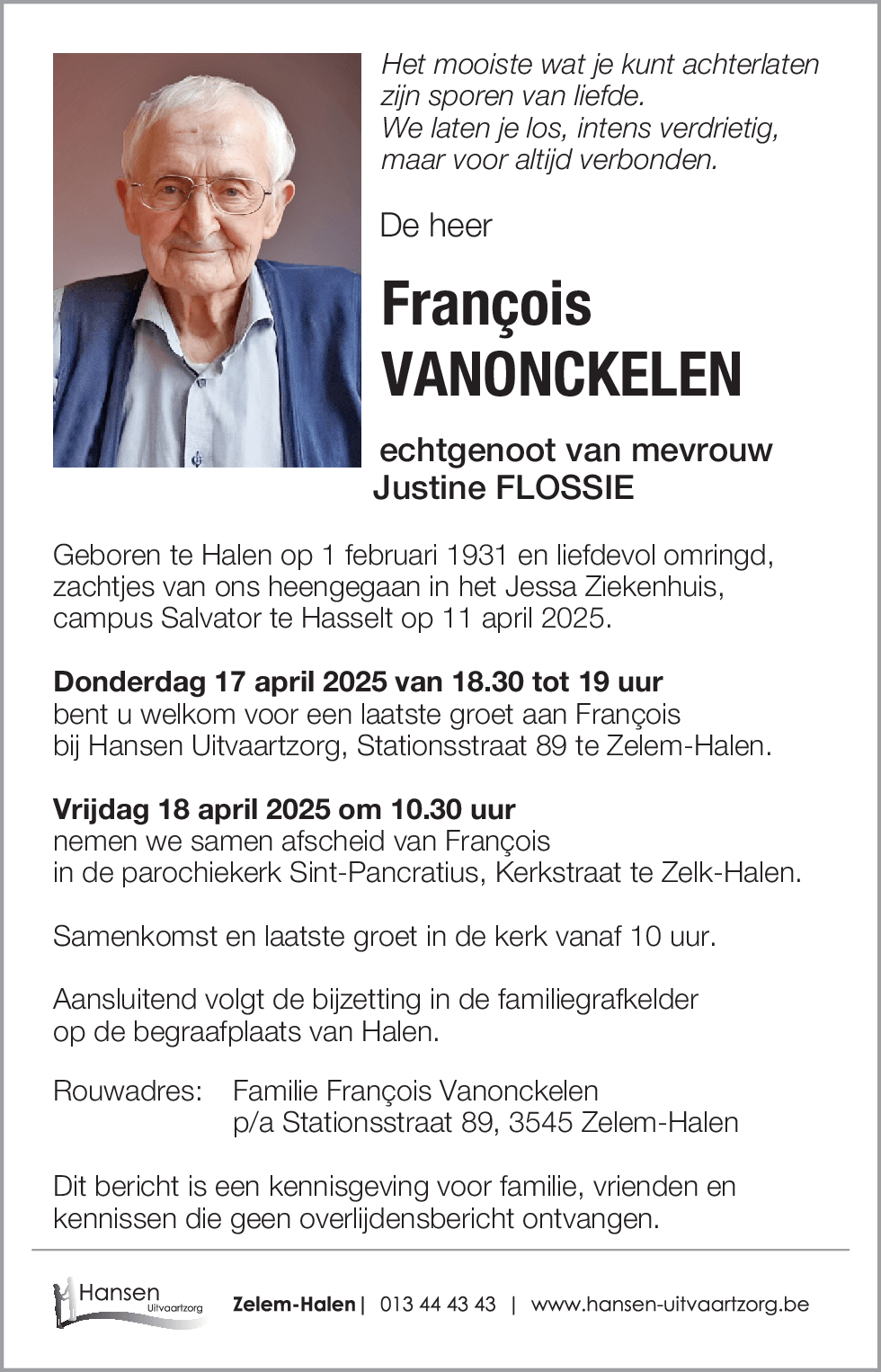 François VANONCKELEN