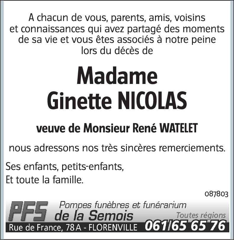 Ginette NICOLAS