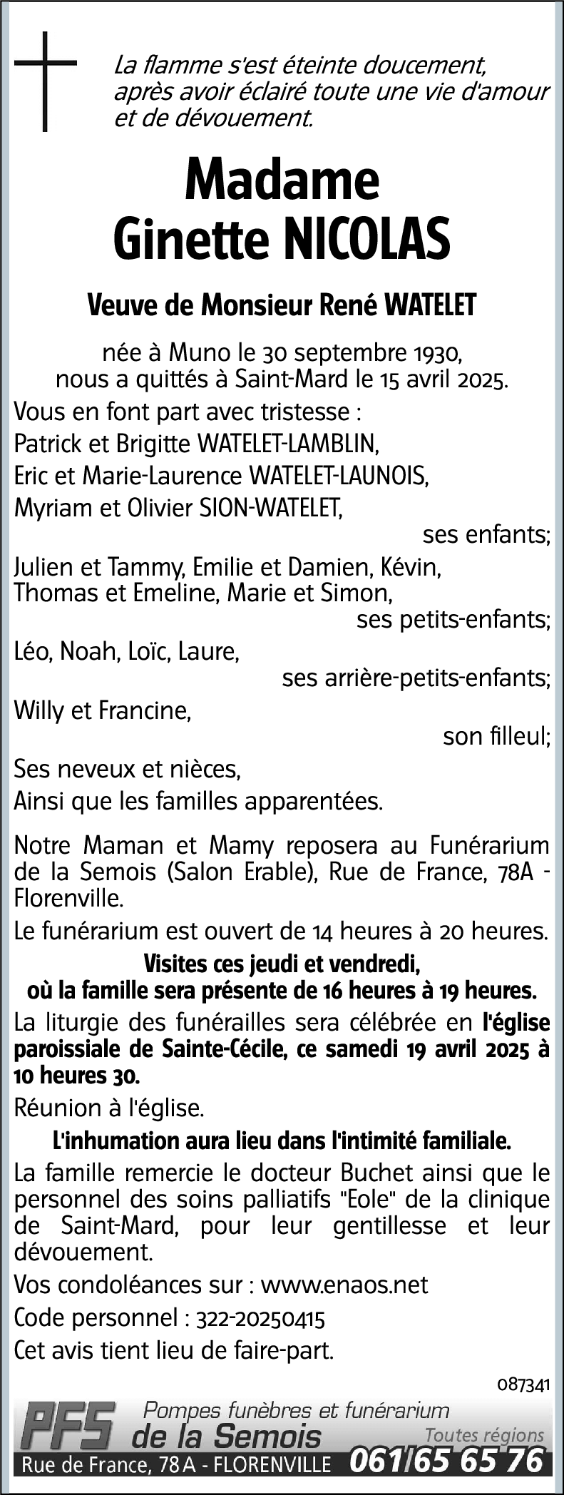Ginette NICOLAS
