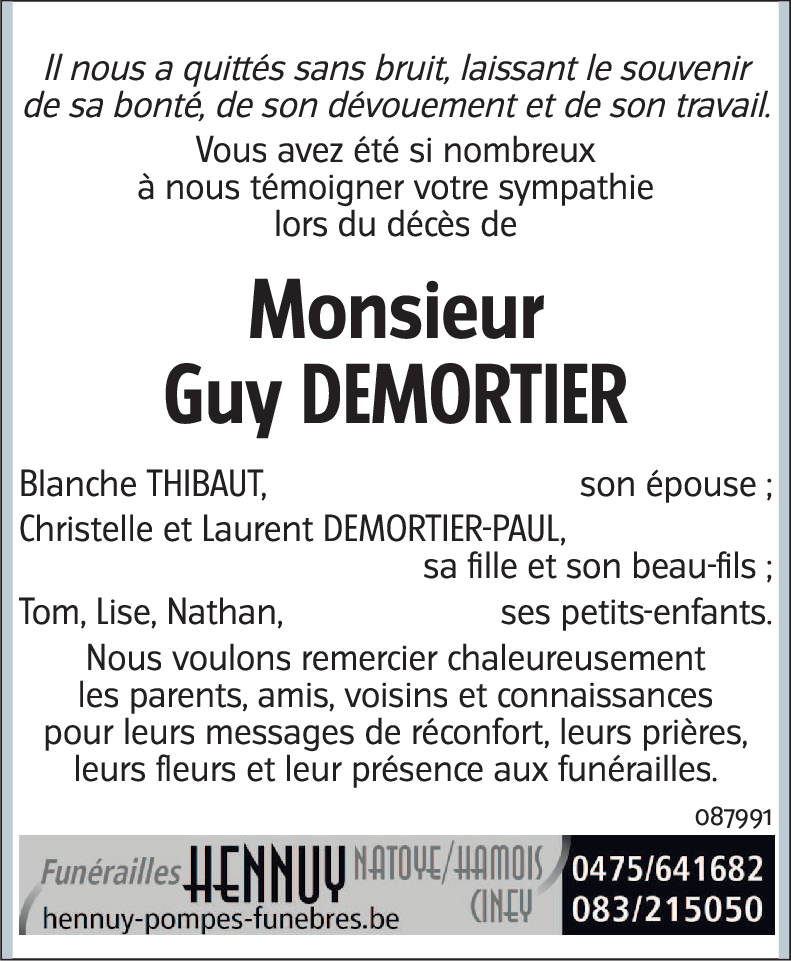 Guy DEMORTIER