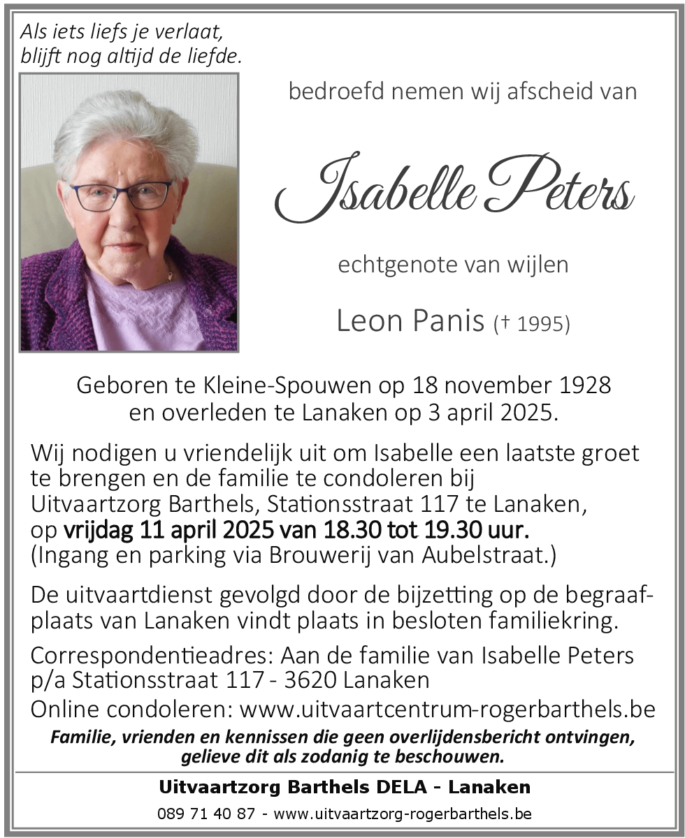 Isabella Peters