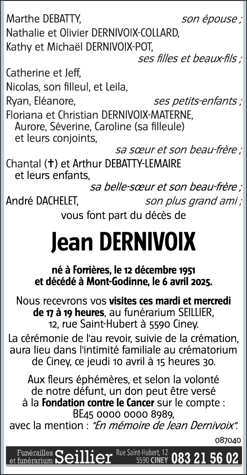 Jean DERNIVOIX