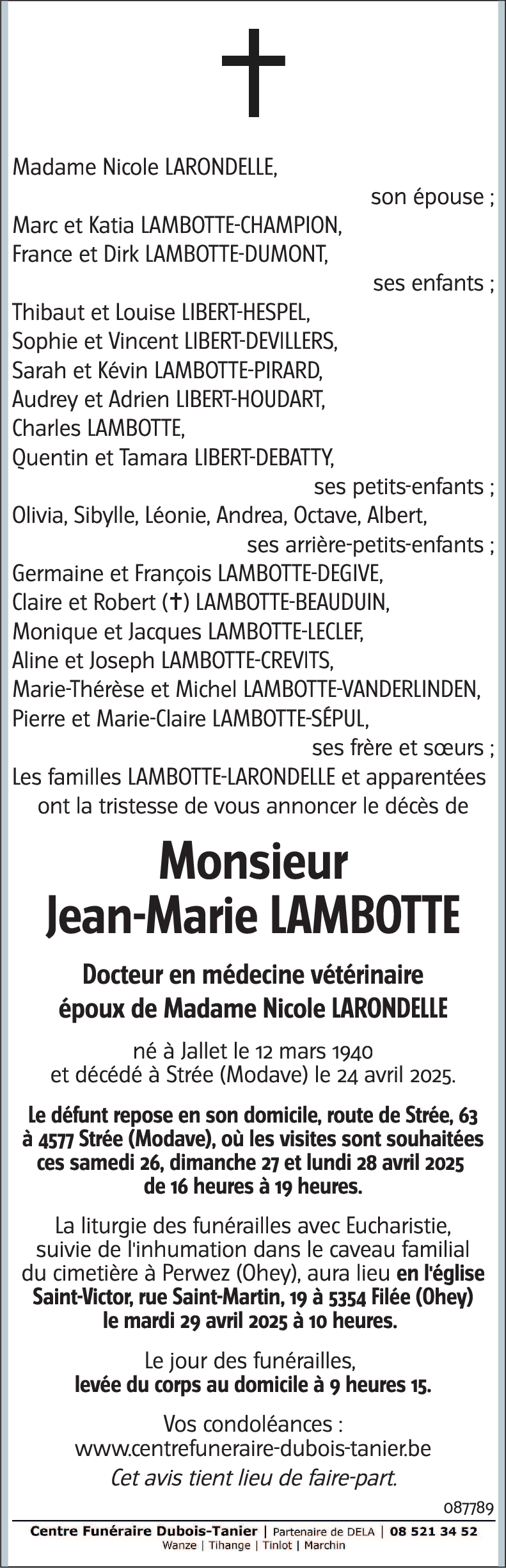 Jean-Marie LAMBOTTE