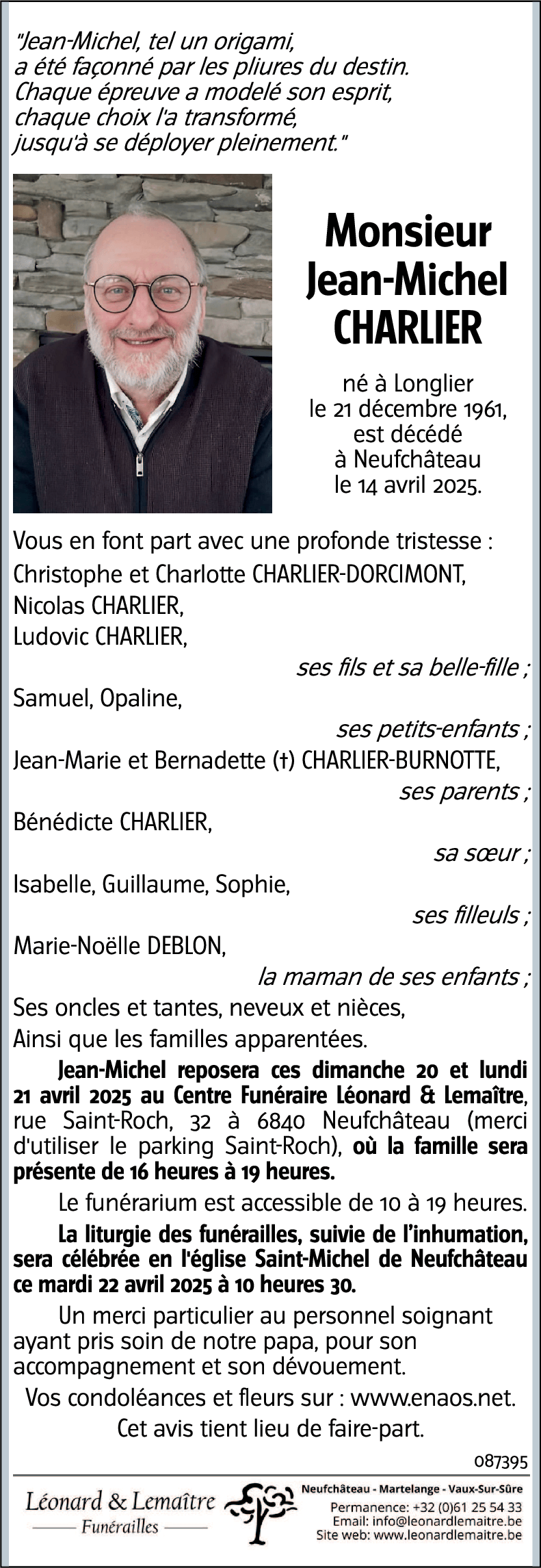 Jean-Michel CHARLIER