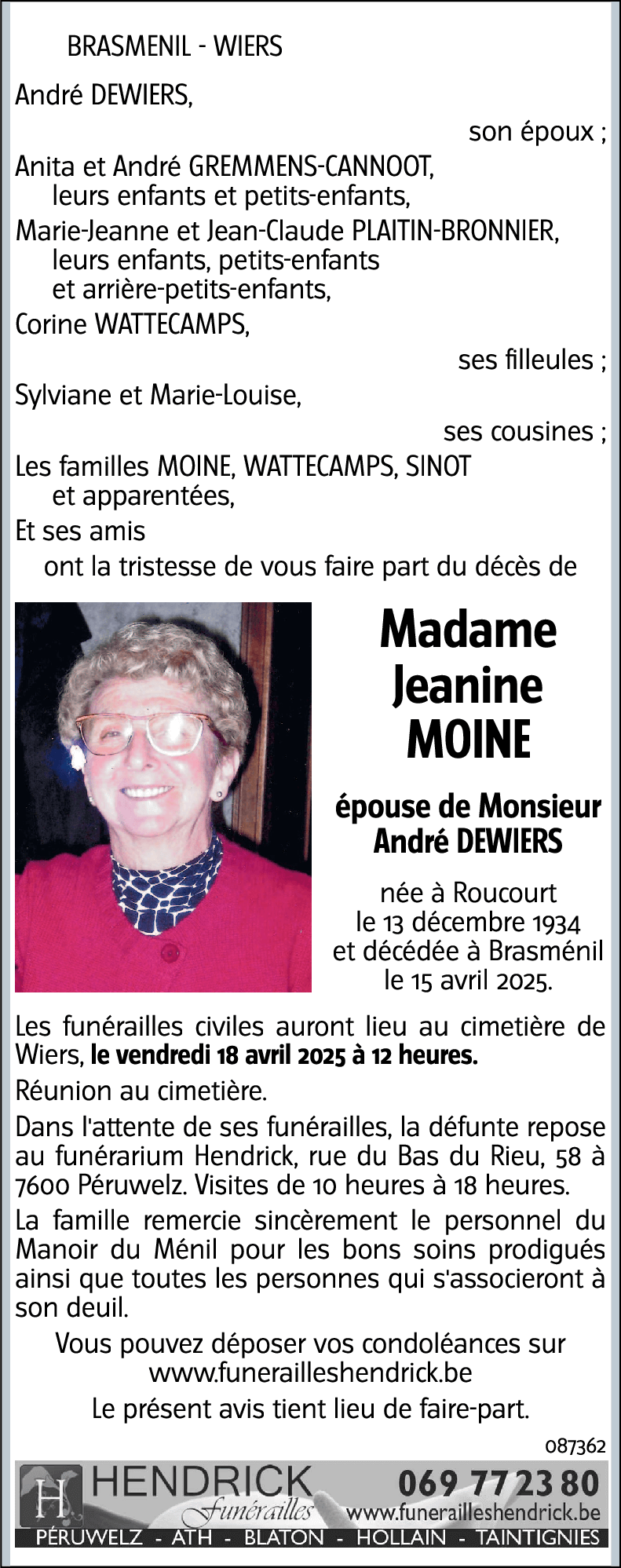 Jeanine MOINE
