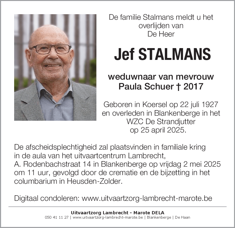 Jef Stalmans