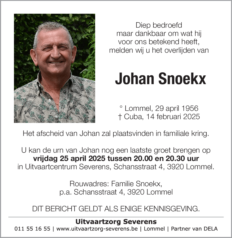 Johan Snoekx