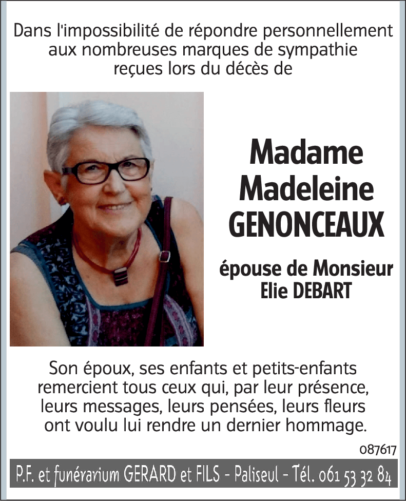 Madeleine GENONCEAUX