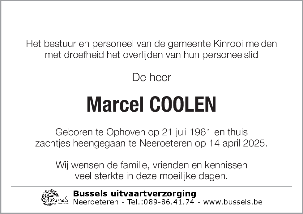 Marcel COOLEN