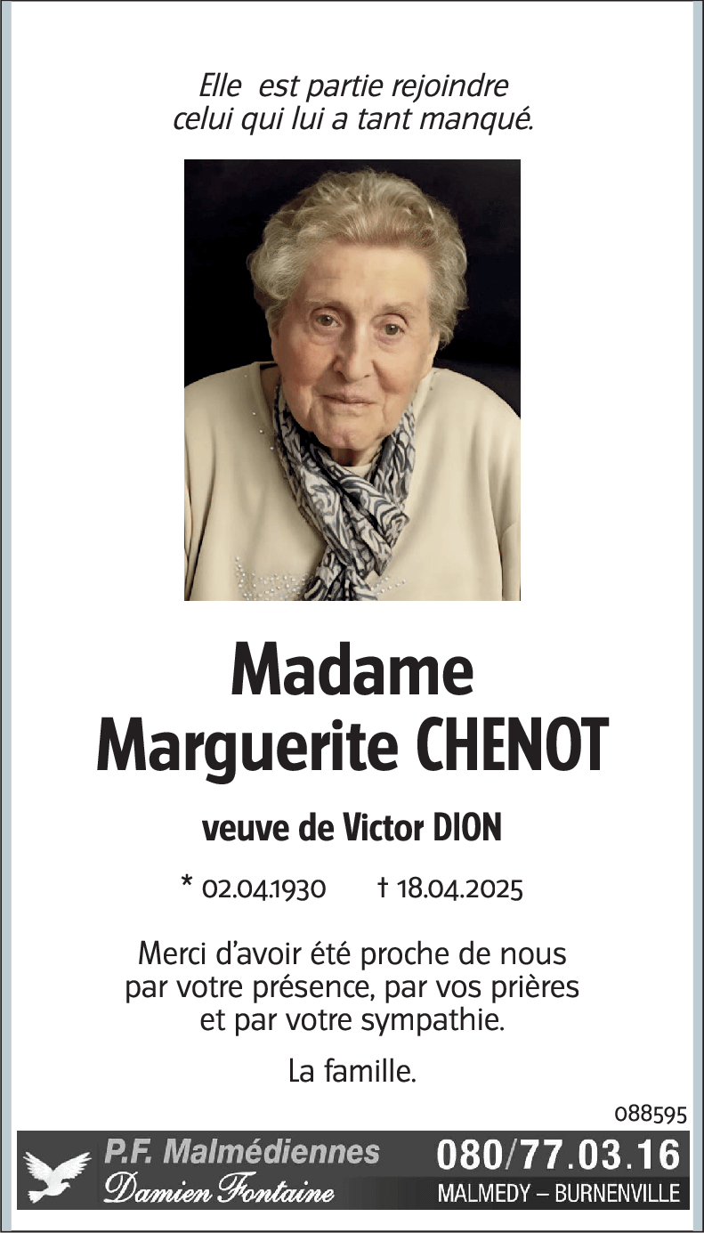 Marguerite CHENOT