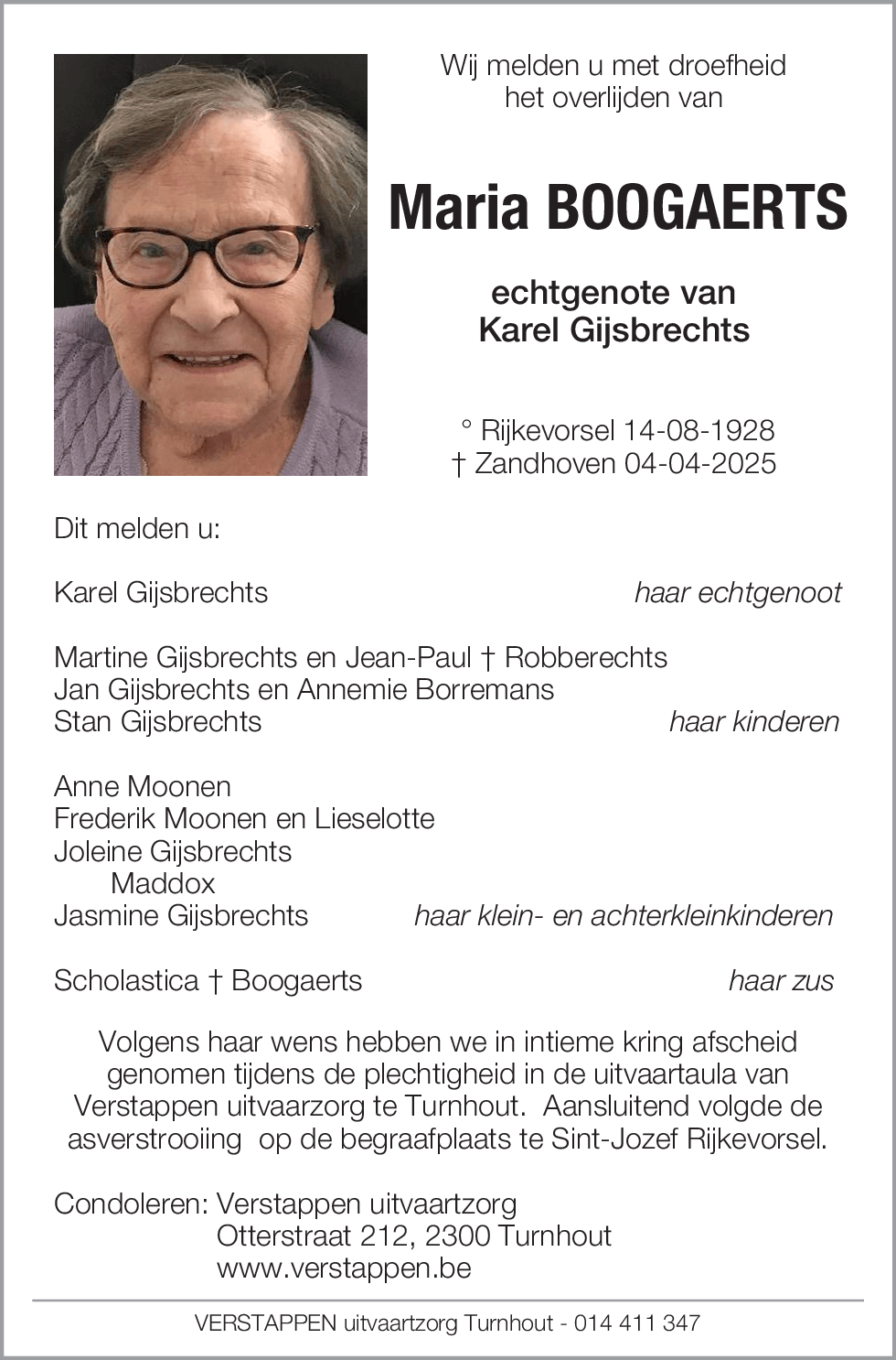 Maria Boogaerts