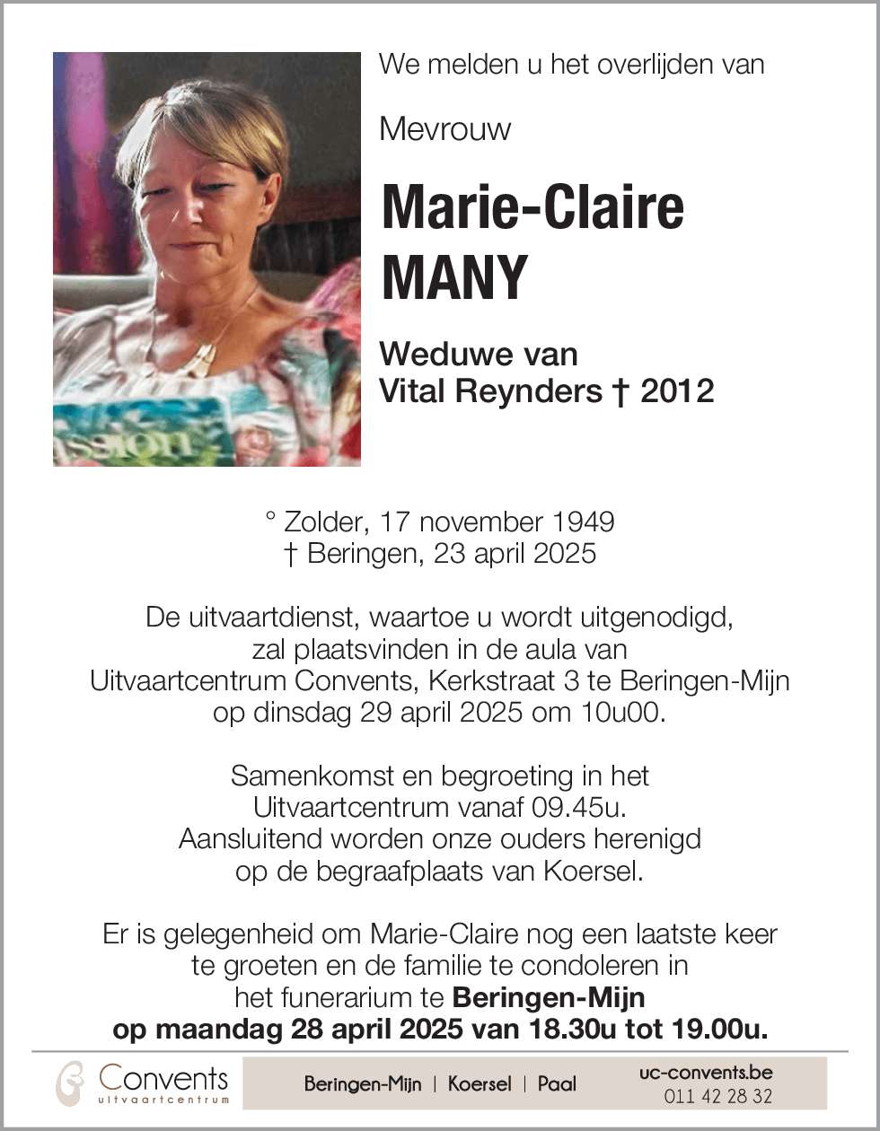 Marie-Claire Many